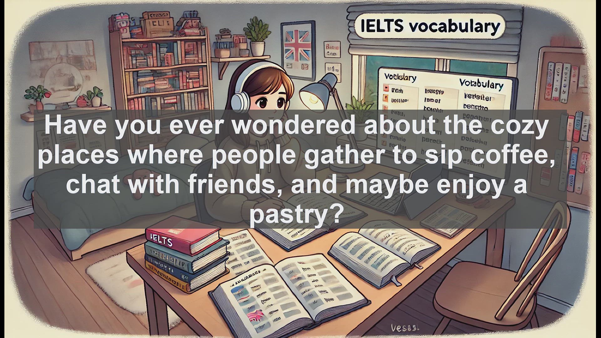 'Video thumbnail for 2500 Must Know IELTS 5.5 Vocabulary - Cafe: Essential IELTS Vocabulary Explained'