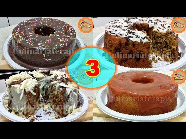 'Video thumbnail for 4 BOLOS CASEIROS MAIS VENDIDOS NA CONFEITARIA - n° 3'