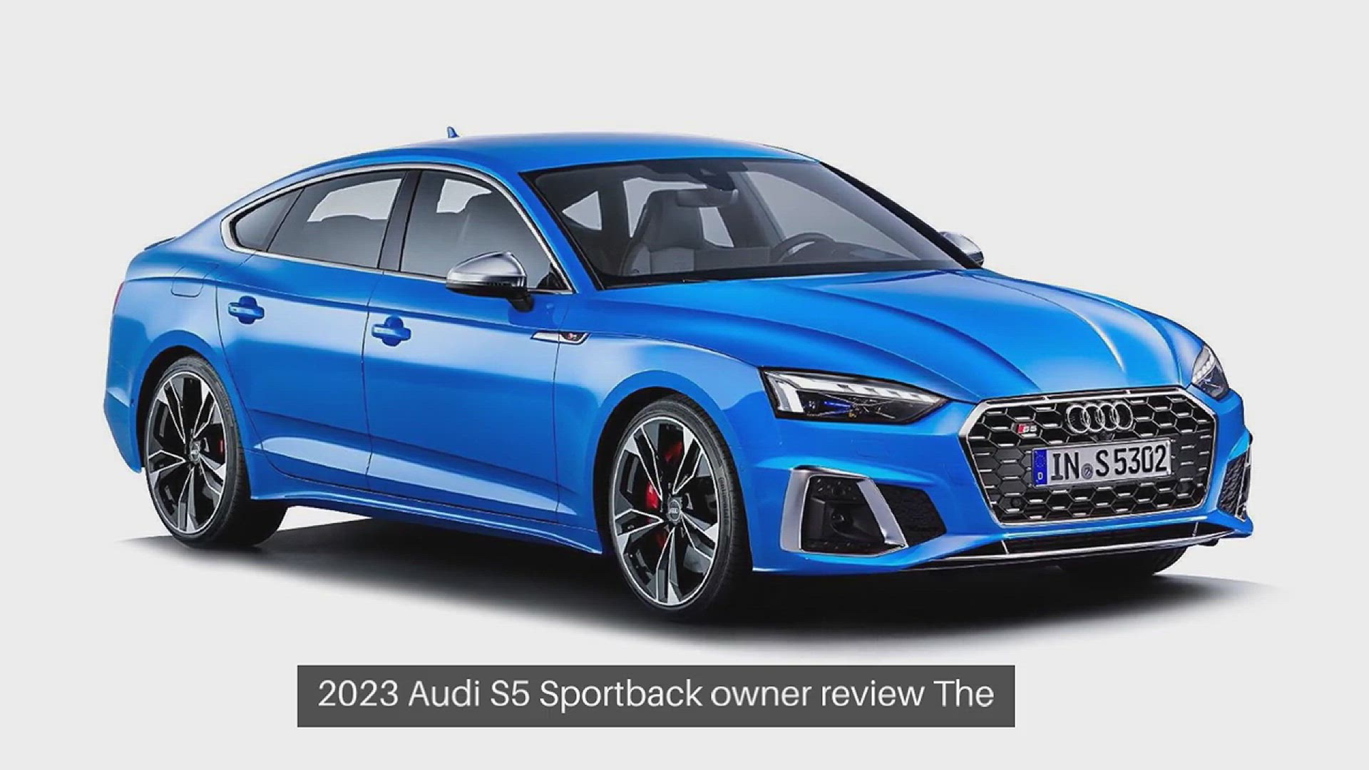 'Video thumbnail for 2023 Audi S5 Sportback review'
