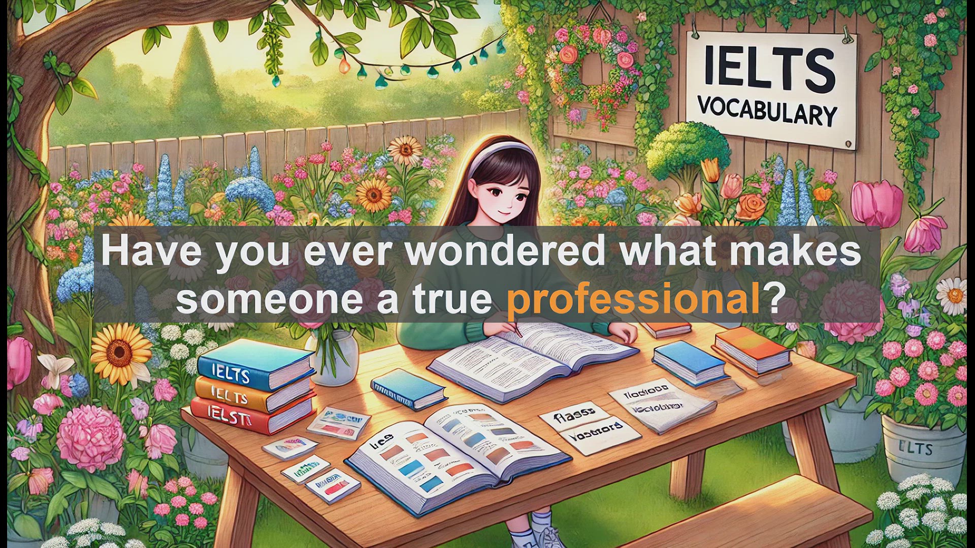 'Video thumbnail for 2500 Must Know IELTS 5.5 Vocabulary - Understanding 'Professional': Key IELTS Vocabulary Explained'
