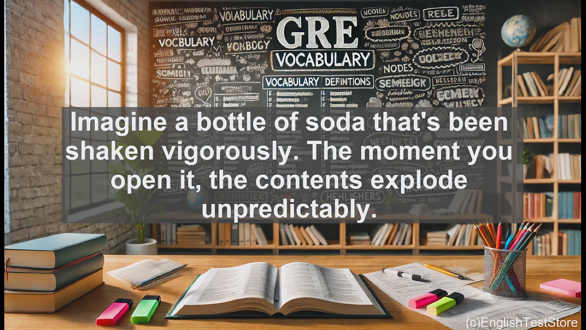 'Video thumbnail for GRE Vocabulary Lesson: Volatile - Unpredictable Changes Explained'