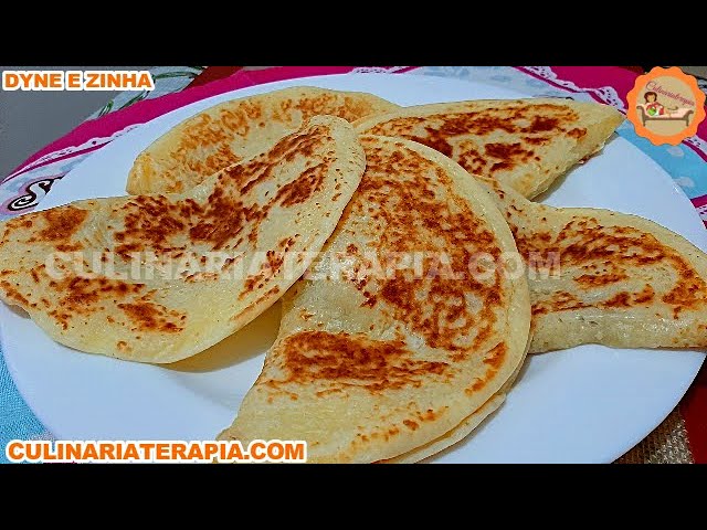 'Video thumbnail for Panqueca de Pão de Queijo - Dyne e Zinha'