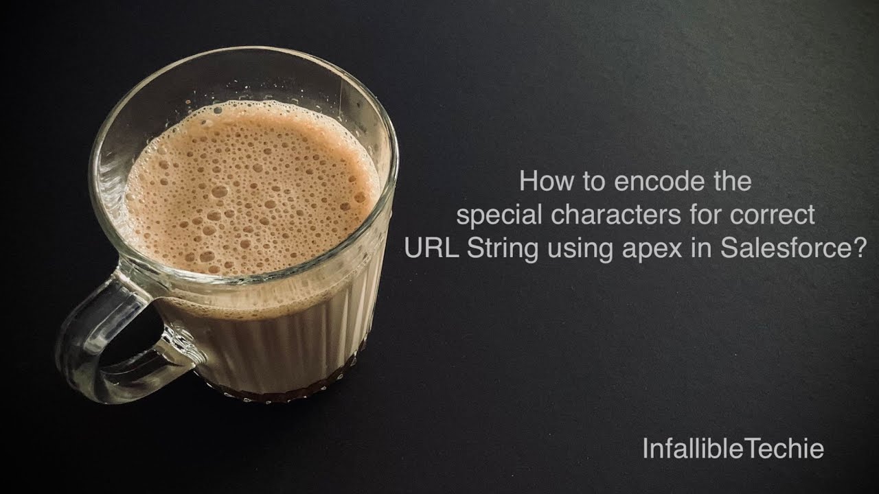 'Video thumbnail for Encode the URL special characters using Salesforce Apex'
