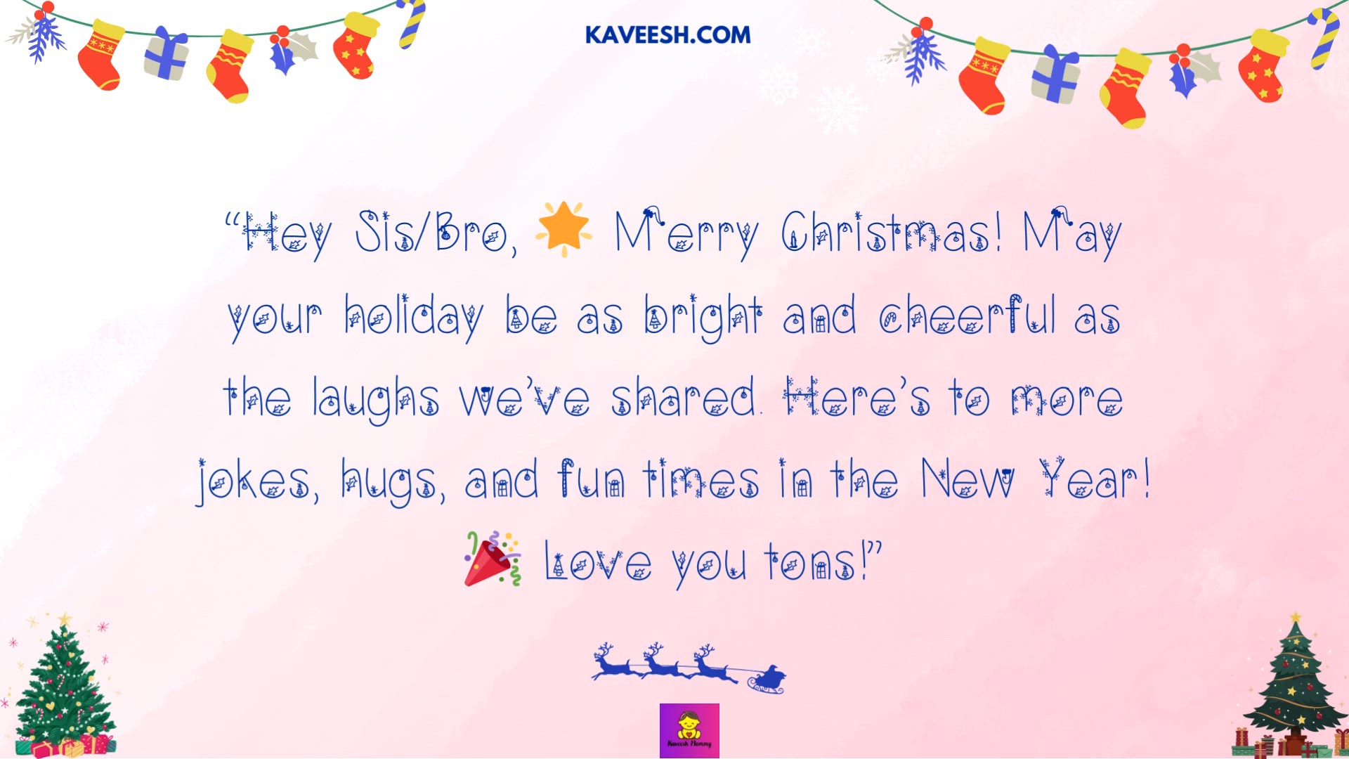 Video thumbnail for Christmas Wishes for Siblings