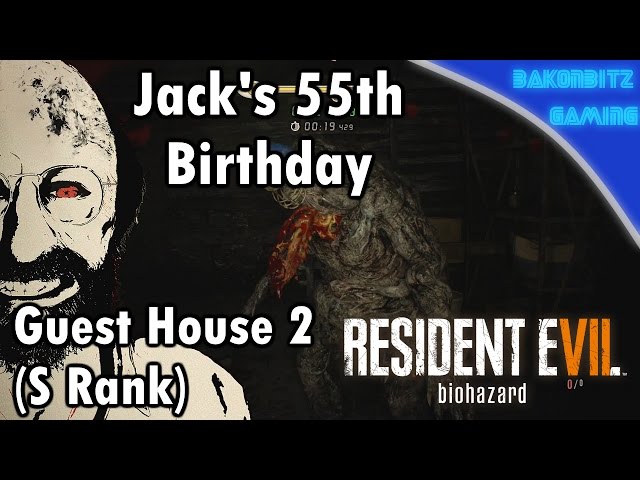 Video thumbnail for [DLC] Resident Evil 7: Biohazard | Jack's 55th Birthday - Guest House 2 (S Rank)