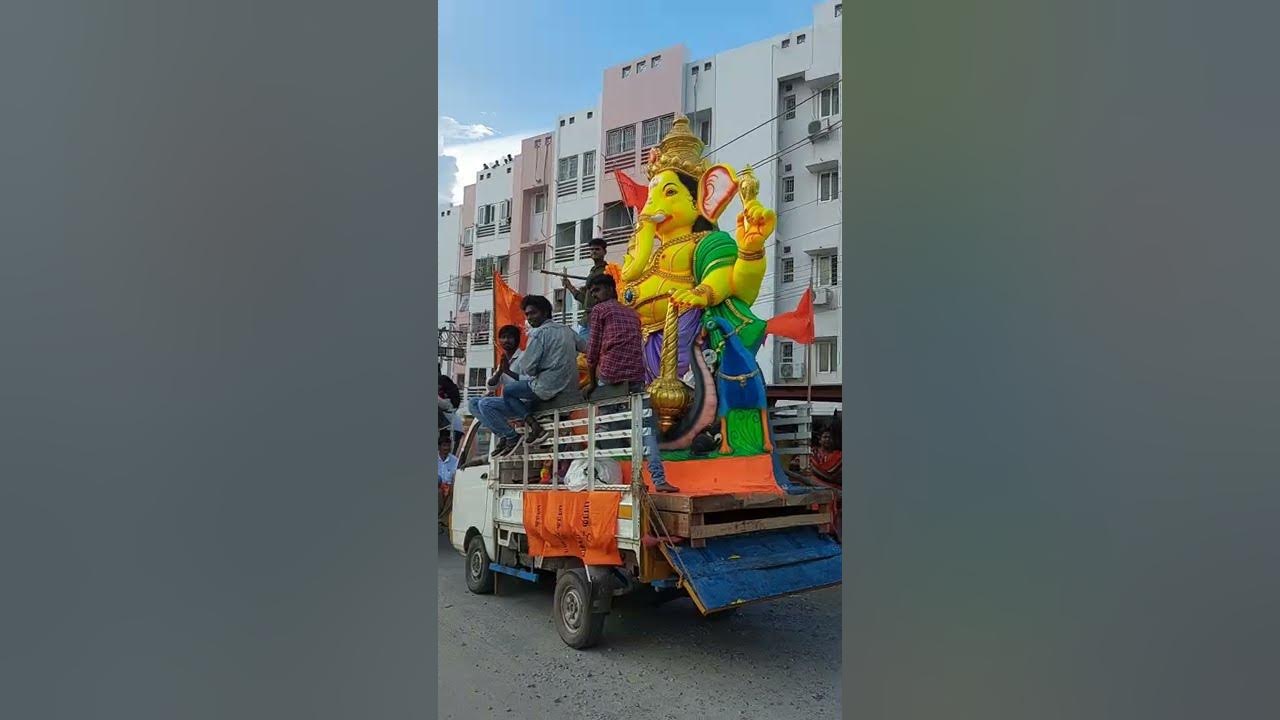 Video thumbnail for Ganpati Visarjan @ Kumaraswamy Lake Coimbatore, Felt Too Quiet, So Added Some Dhol-Tasha Music ❤️