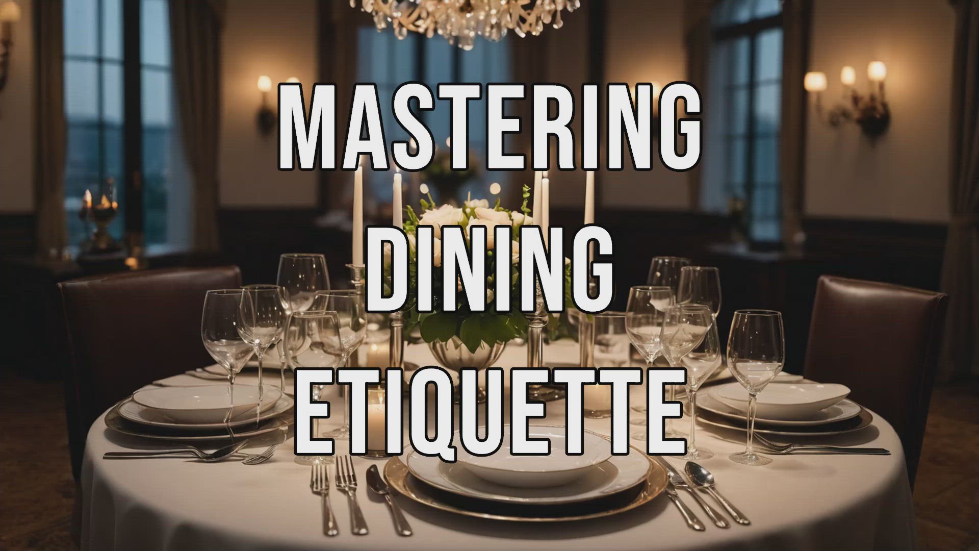 'Video thumbnail for Mastering Dining Etiquette'