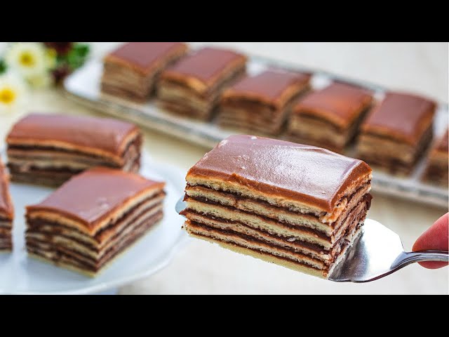 'Video thumbnail for Prăjitura cu FOI FRAGEDE și cremă de CACAO - rețeta fină și elegantă'