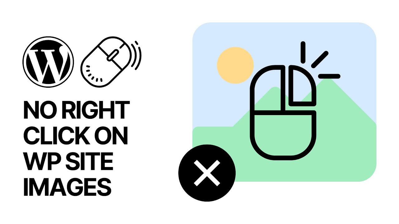'Video thumbnail for How & Why to Add No Right Click on WordPress Images For Free_ - Protect Your Content! 🖼'