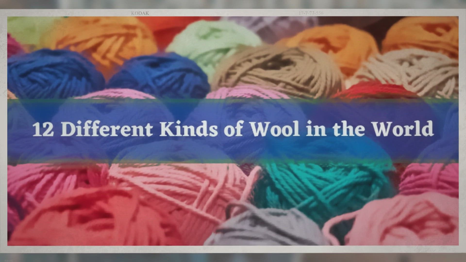 Video thumbnail for Different Kinds of Wool in the World
