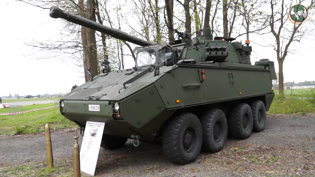 'Video thumbnail for Technical review Piranha IIIC 8x8 armoured vehicle Belgian army Belgium DF30 DF90 ARV IFV'