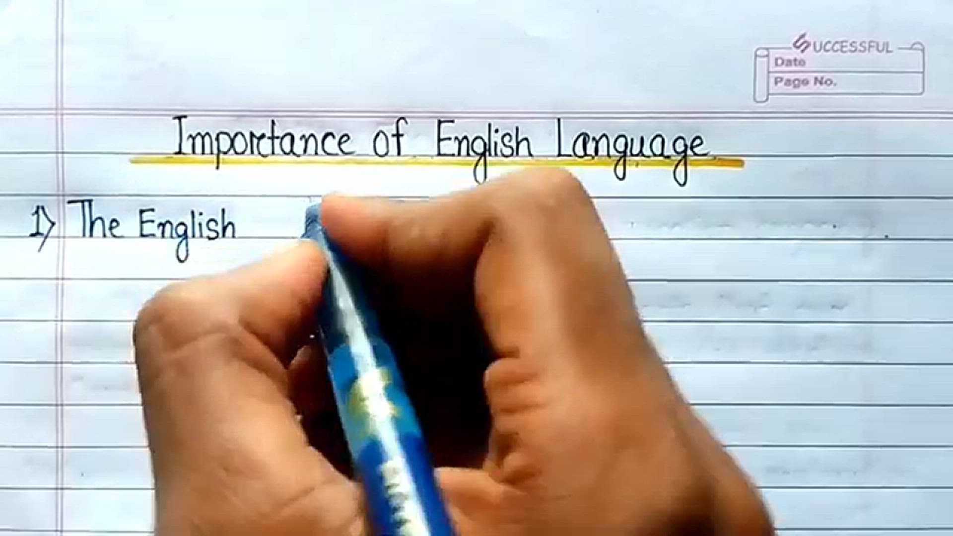 'Video thumbnail for 10 Lines Essay on Importance of English Language in English ⬆︎'