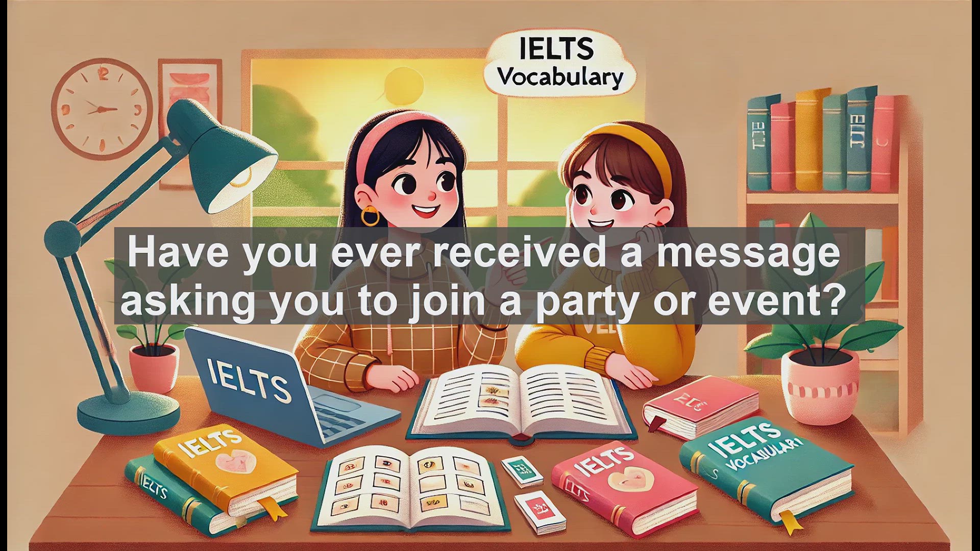 'Video thumbnail for 2500 Must Know IELTS 5.5 Vocabulary - Understanding 'Invite': Verb and Noun Usage in English'