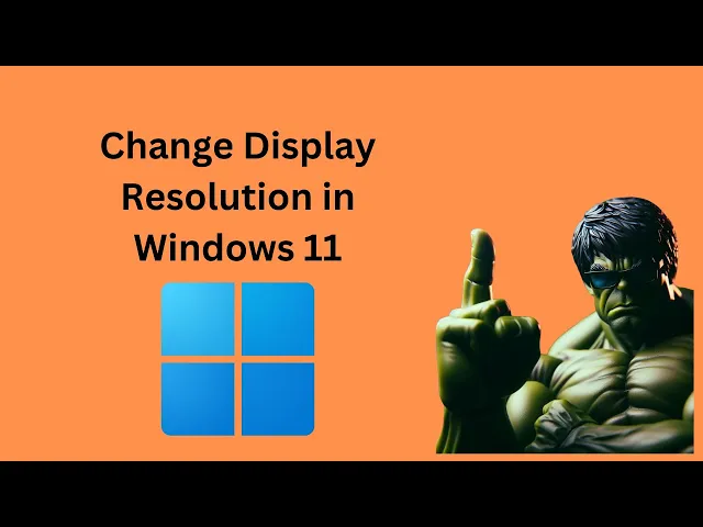'Video thumbnail for How to Change Display Resolution in Windows 11 | GearUpWindows Tutorial'