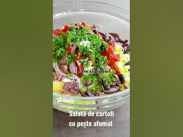 'Video thumbnail for Simplu și rapid: salată de cartofi cu pește afumat'