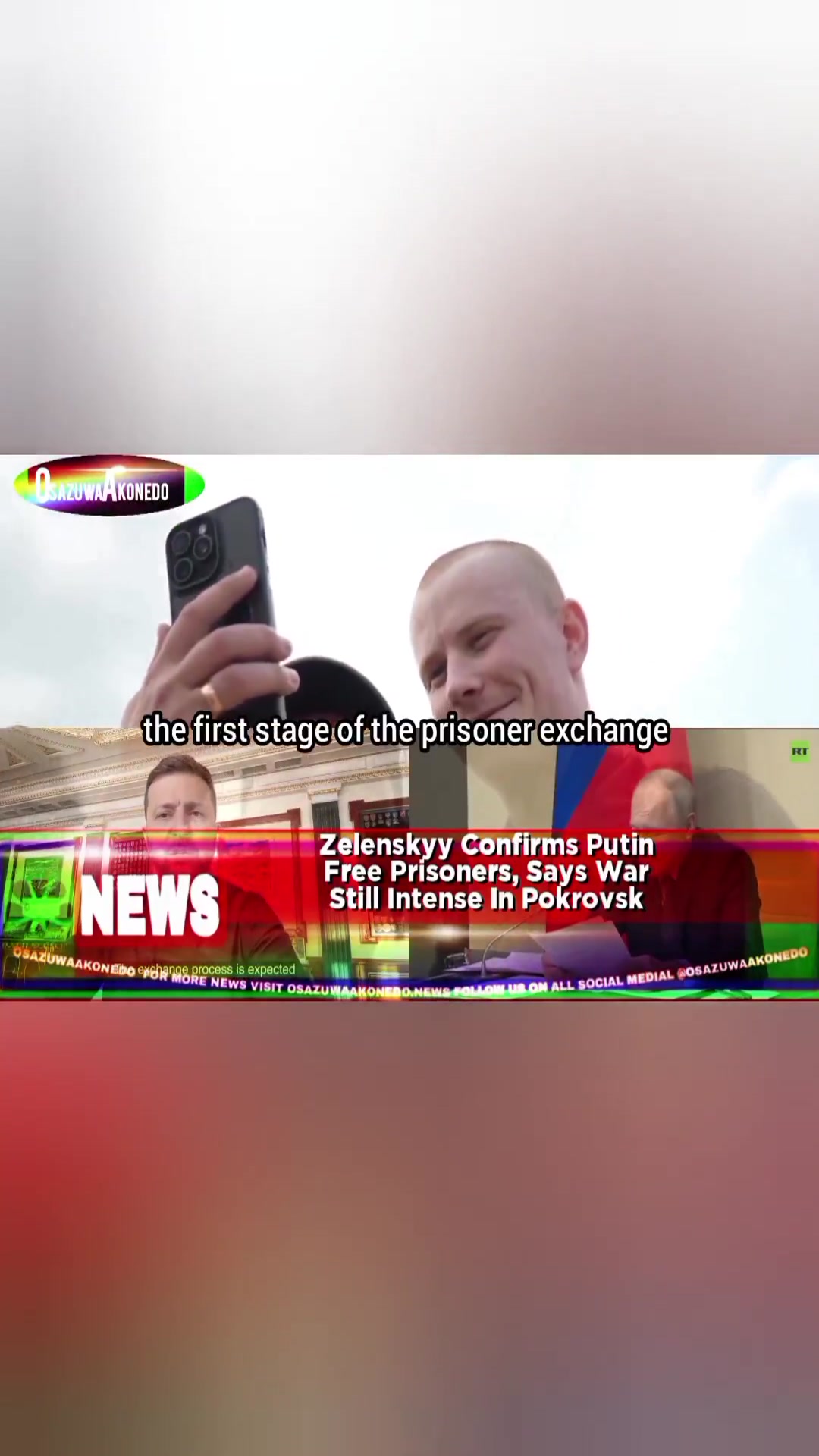 'Video thumbnail for Zelenskyy Confirms Putin Free Prisoners, Says War Still Intense In Pokrovsk '