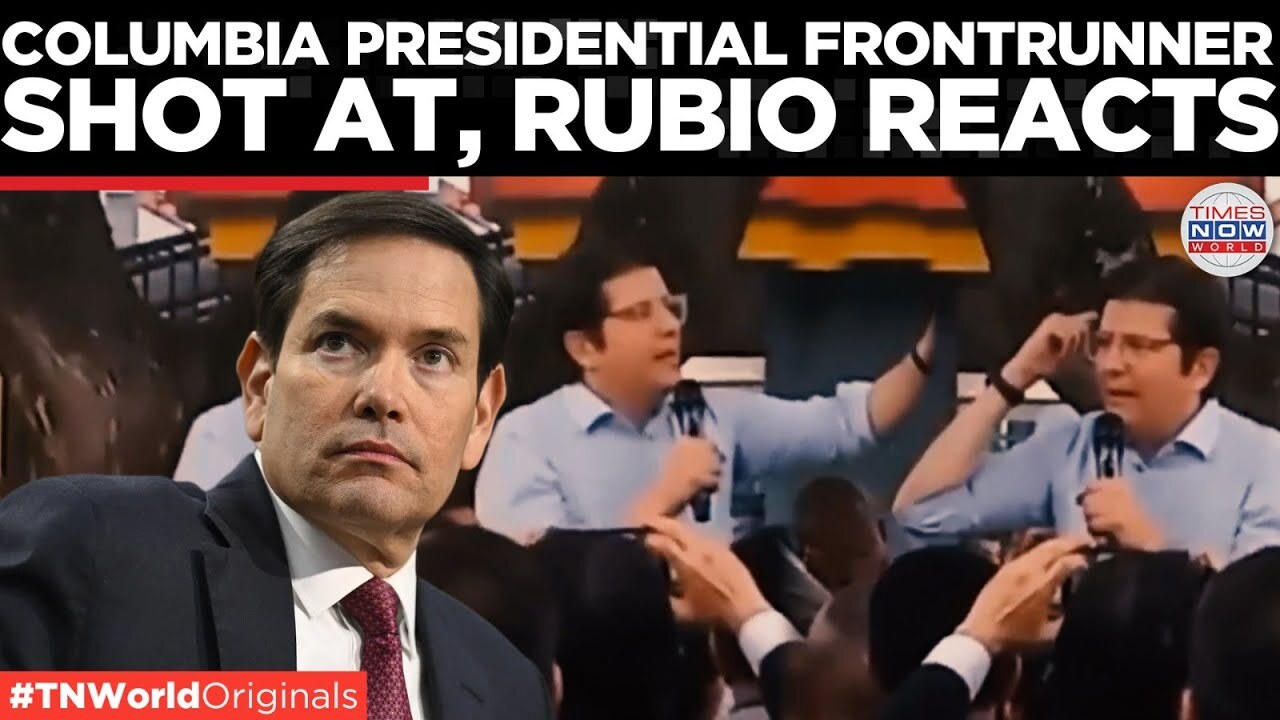 'Video thumbnail for Colombia’s Presidential Front-Runner Shot in the Head – Chaos in Bogotá! | Times Now World'