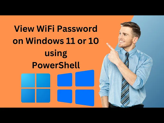 'Video thumbnail for How to Check or View WiFi Password on Windows 11 or 10 using PowerShell | GearUpWindows Tutorial'