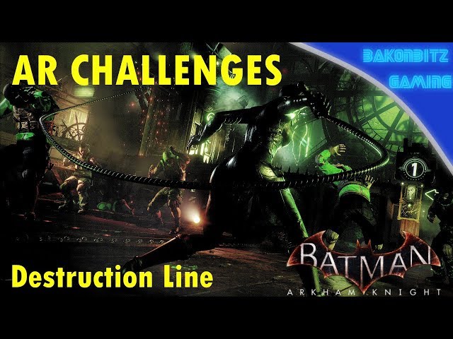 Video thumbnail for [Extra] Batman: Arkham Knight - AR Challenges | Destruction Line