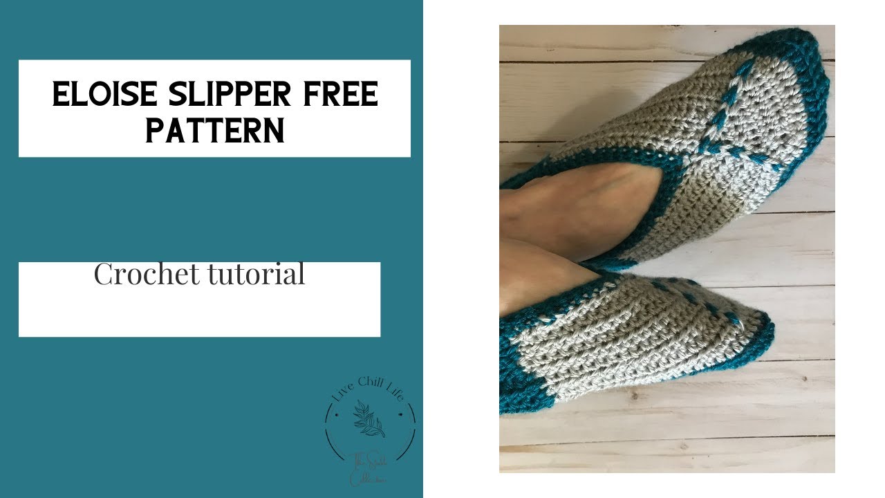 'Video thumbnail for How to crochet the Eloise slipper'