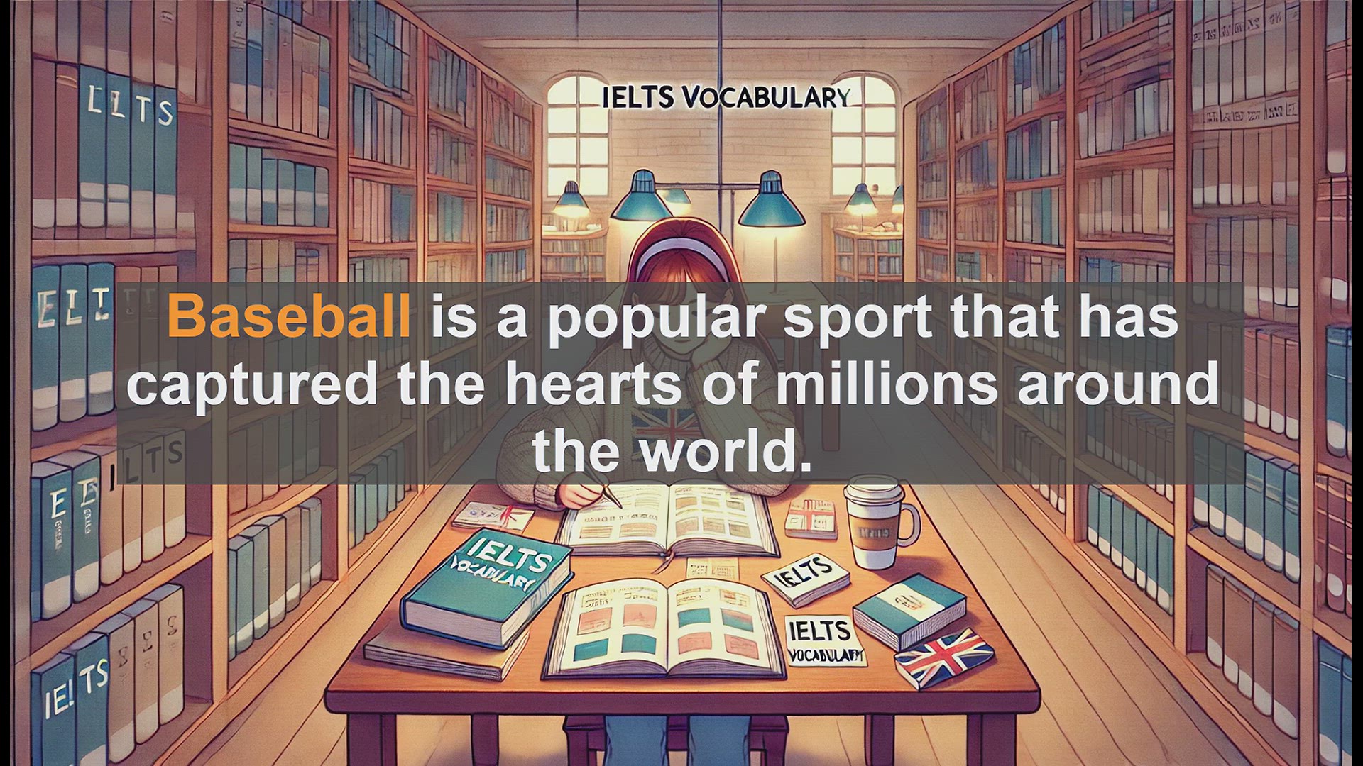 'Video thumbnail for 2500 Must Know IELTS 5.5 Vocabulary - Baseball: Essential IELTS Vocabulary for Sports and Culture'
