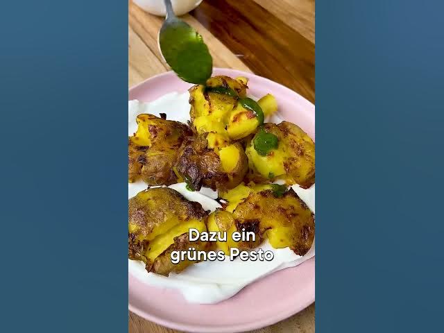 'Video thumbnail for Probiere DIESEN Hack für EXTRA knusprige Smashed Potatoes #shorts'