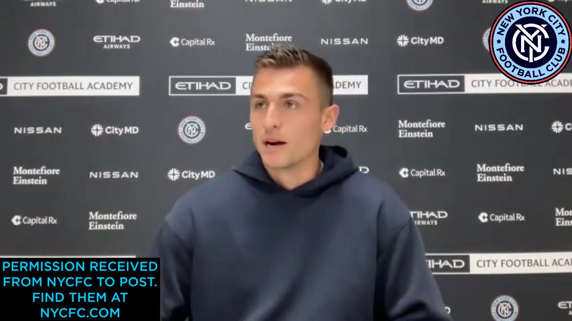 'Video thumbnail for stream punk soccer: tomas romero pre match press conference: nyc fc vs atlanta united, mls debut & goalkeeper insights'