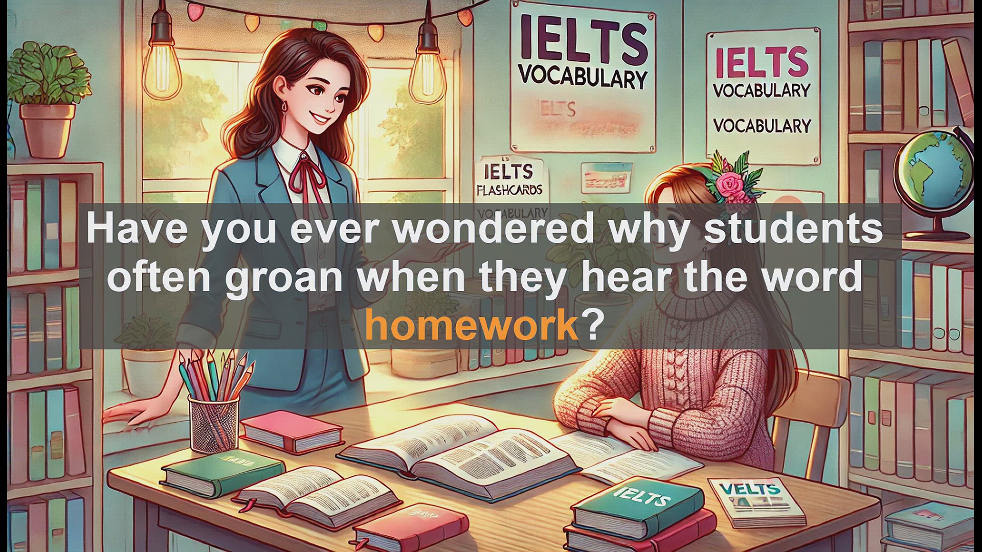 'Video thumbnail for 2500 Must Know IELTS 5.5 Vocabulary - Homework: Understanding the Essential Learning Tool'