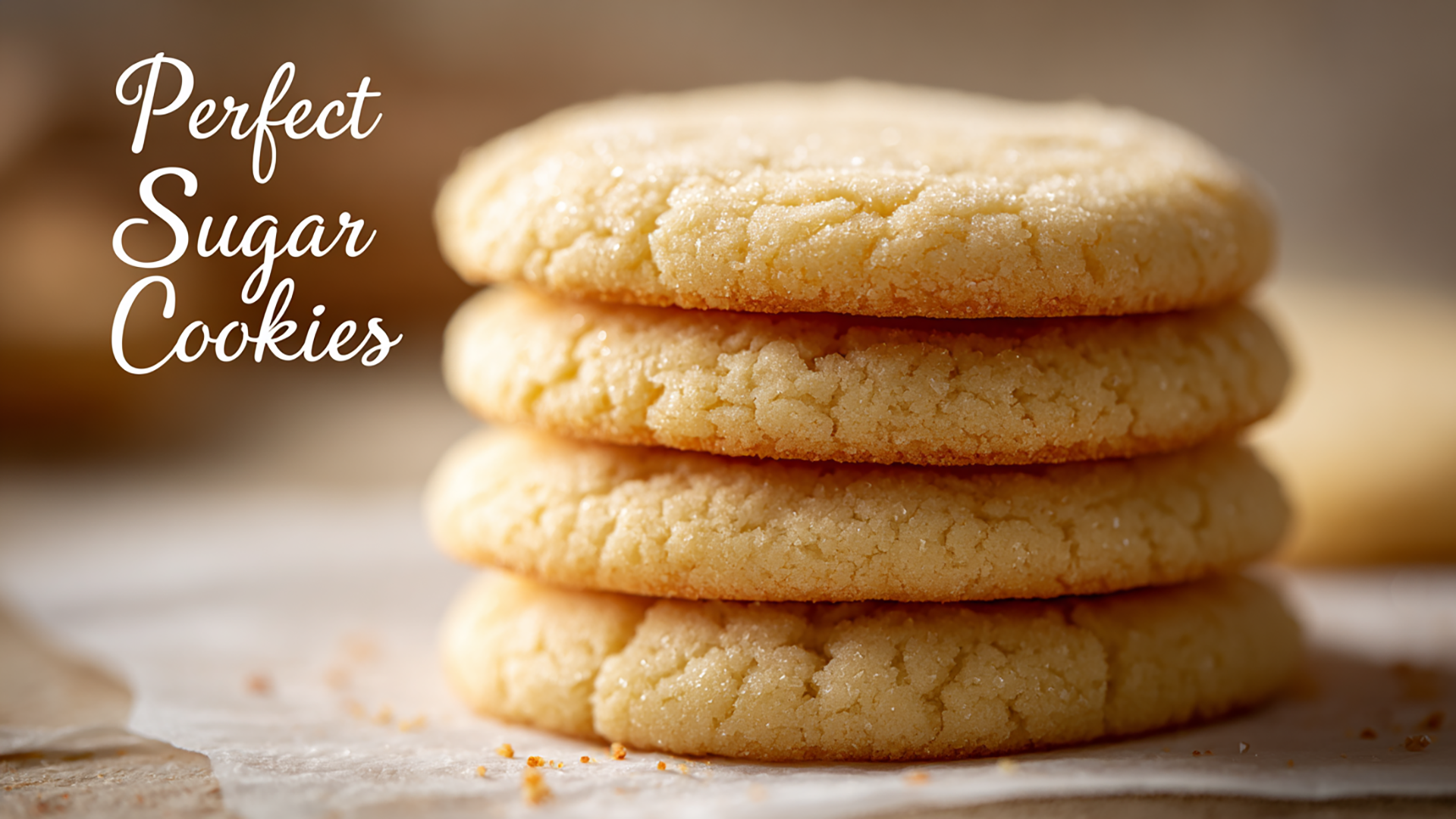 Video thumbnail for Perfect Sugar Cookies Recipe – Soft, Buttery & Easy to Bake