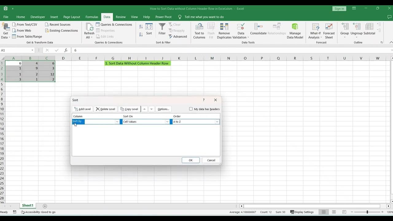 How to Exclude a Row from Sorting in Google Sheets SADA Tech