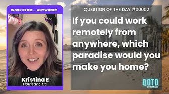 Video thumbnail for Kristina is learning from 2020: you can WFH from anywhere!