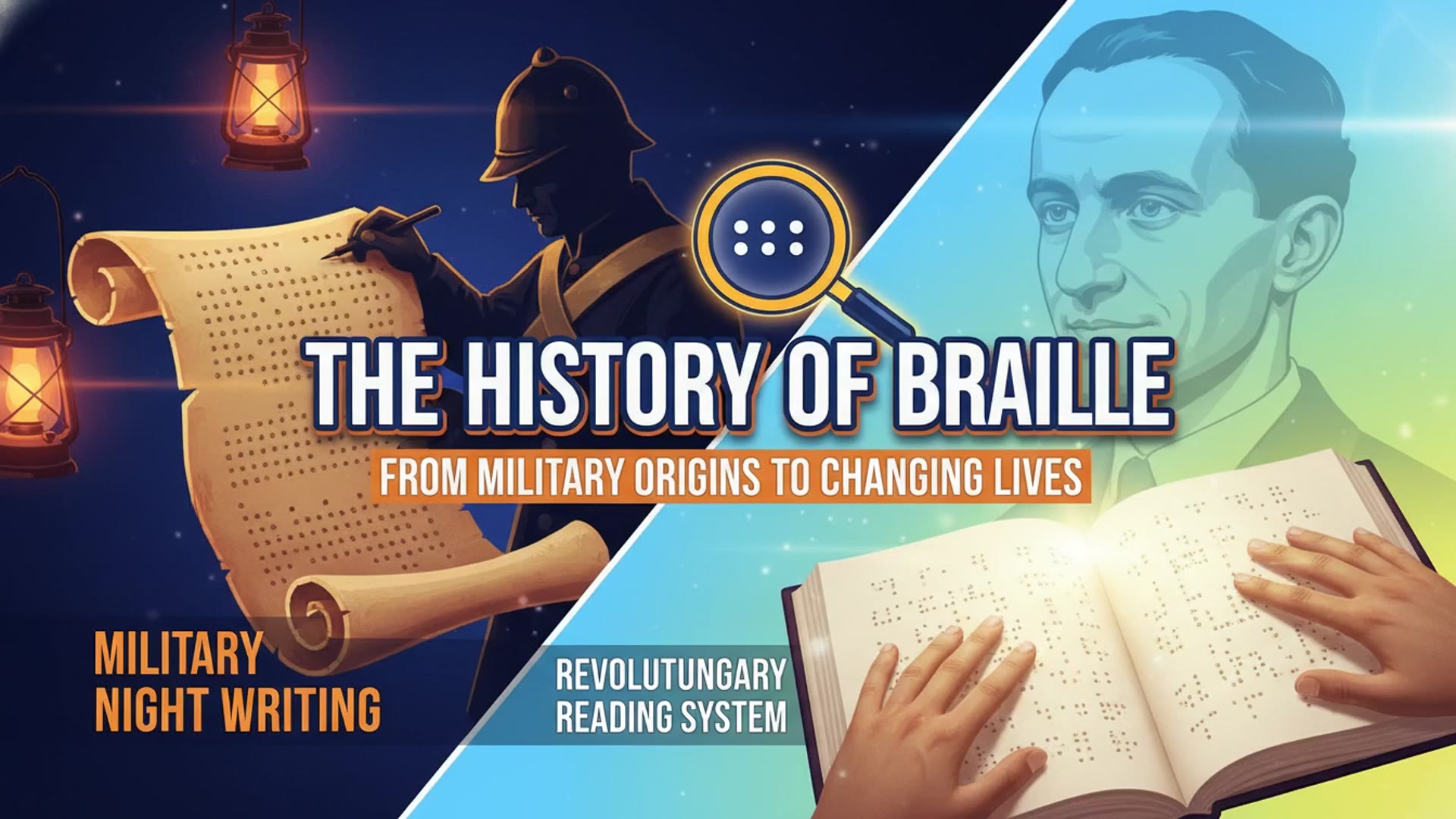 Video thumbnail for The History of Braille: From Military Night Writing to a Revolutionary Reading System