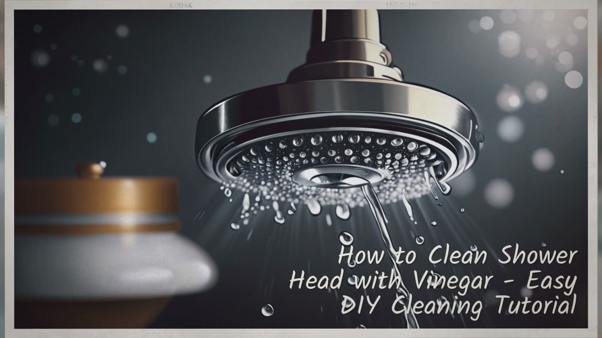 'Video thumbnail for How to Clean Shower Head with Vinegar ?'