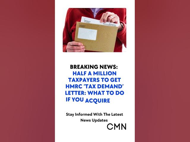 'Video thumbnail for Half a Million Taxpayers to Receive HMRC Tax Demand Letters: What You Need to Know'