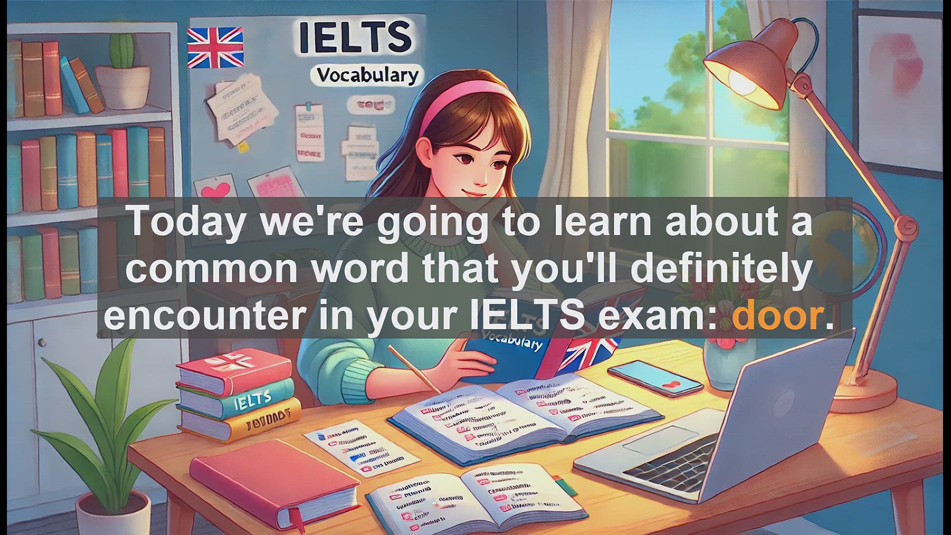 'Video thumbnail for 2500 Must Know IELTS 5.5 Vocabulary - Understanding 'Door': Essential IELTS Vocabulary'