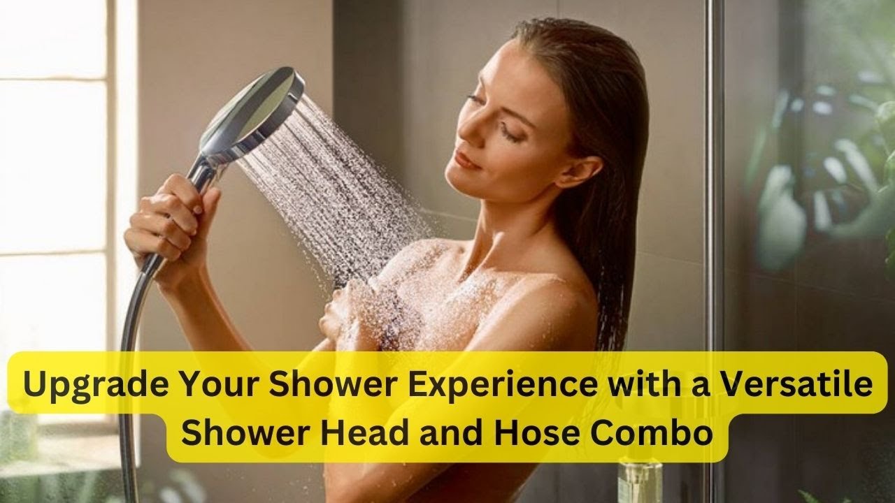 'Video thumbnail for Shower head with Hose - Ultimate Showering Experience'