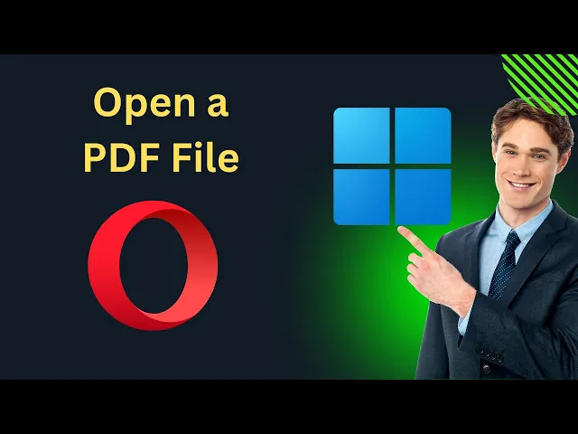 'Video thumbnail for How to Open a PDF File using Opera Browser on Windows 11 | GearupWindows Tutorial'