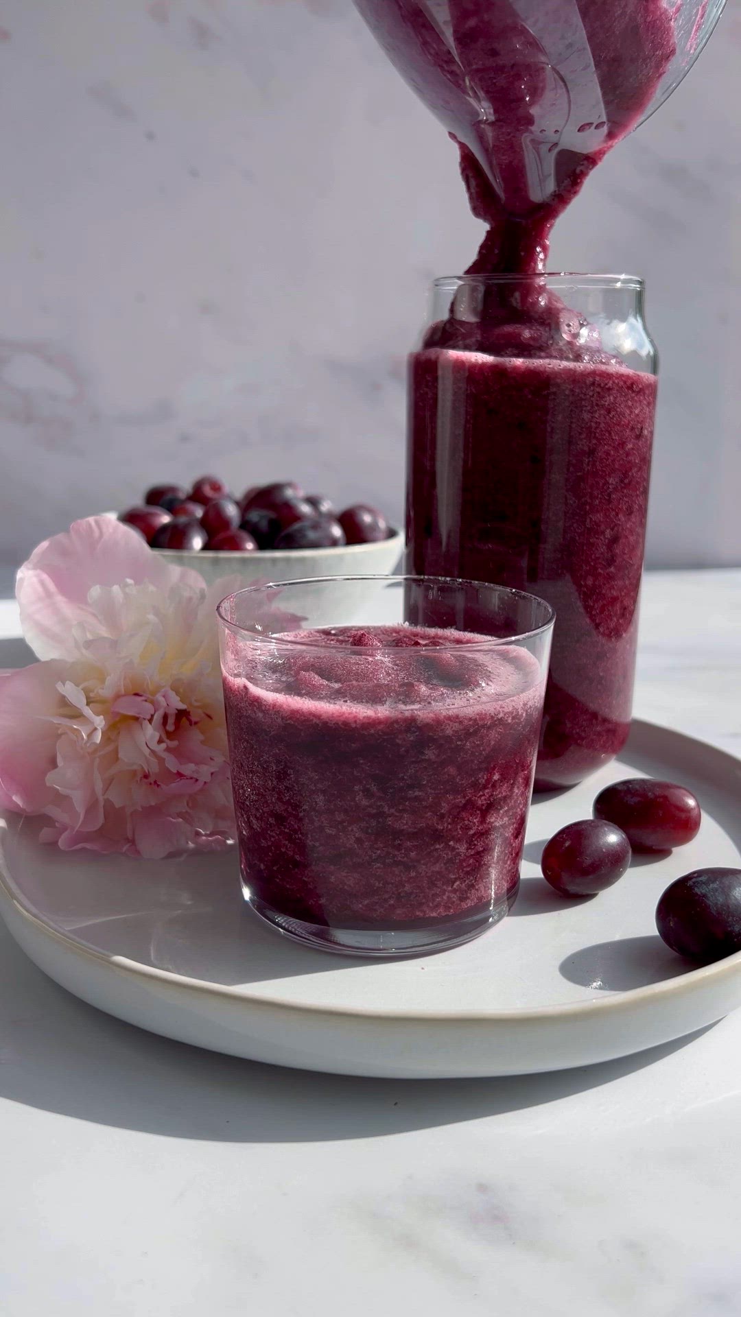 'Video thumbnail for Frozen Grape Slushies'