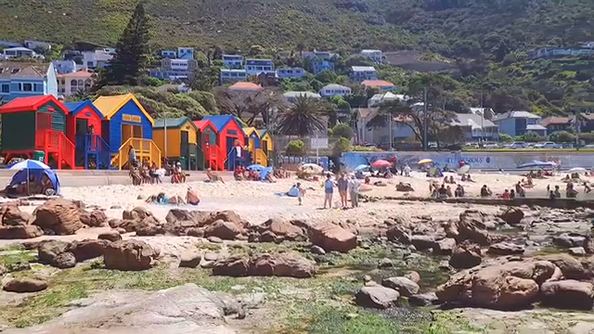Video thumbnail for colored beach houses