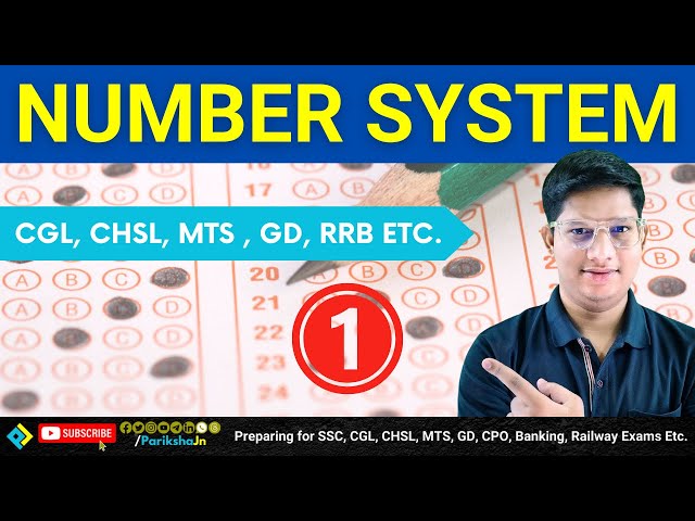 Video thumbnail for #NumberSystem / CGL, CHSL, MTS, GD & CPO Exam on #ParikshaJn #compititive #exam | #muftshiksha