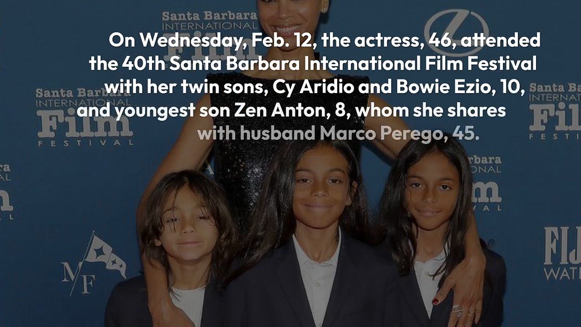 Video thumbnail for Zoe Saldaña and Her Sons Shine