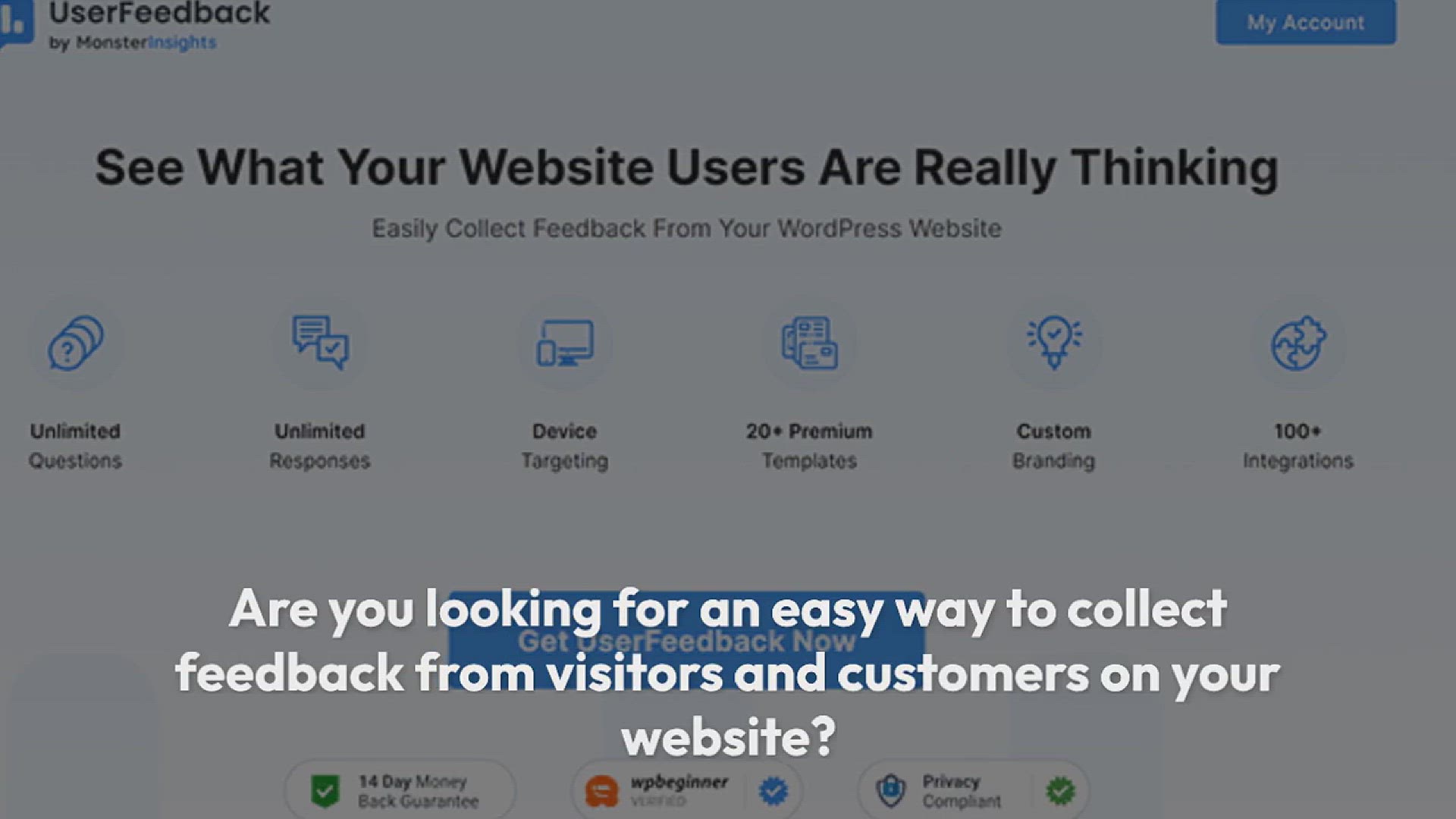 'Video thumbnail for 7 Best User Feedback Plugins for WordPress (Free and Paid)'