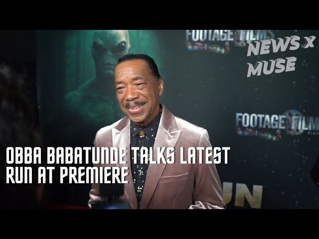 Video thumbnail for Obba Babatunde Talks Latest RUN at Premiere