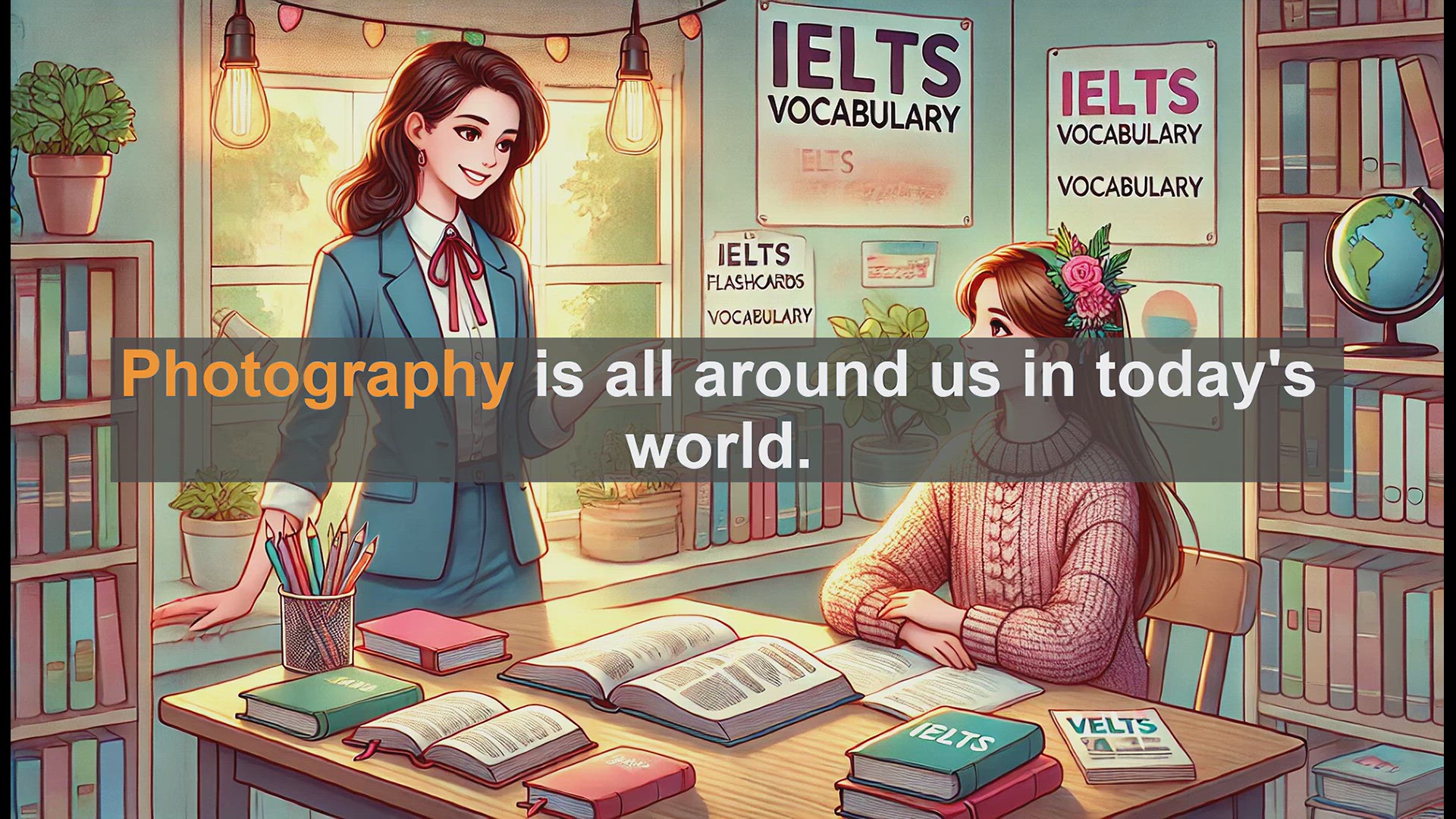 'Video thumbnail for 2500 Must Know IELTS 5.5 Vocabulary - Understanding Photography: Key Concepts for IELTS'