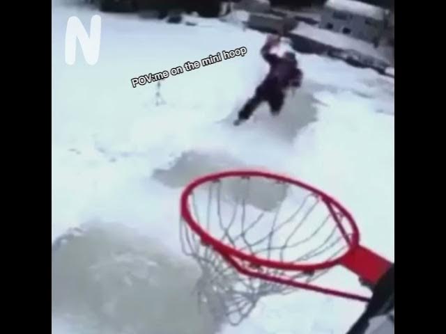 Video thumbnail for me on the mini hoop.