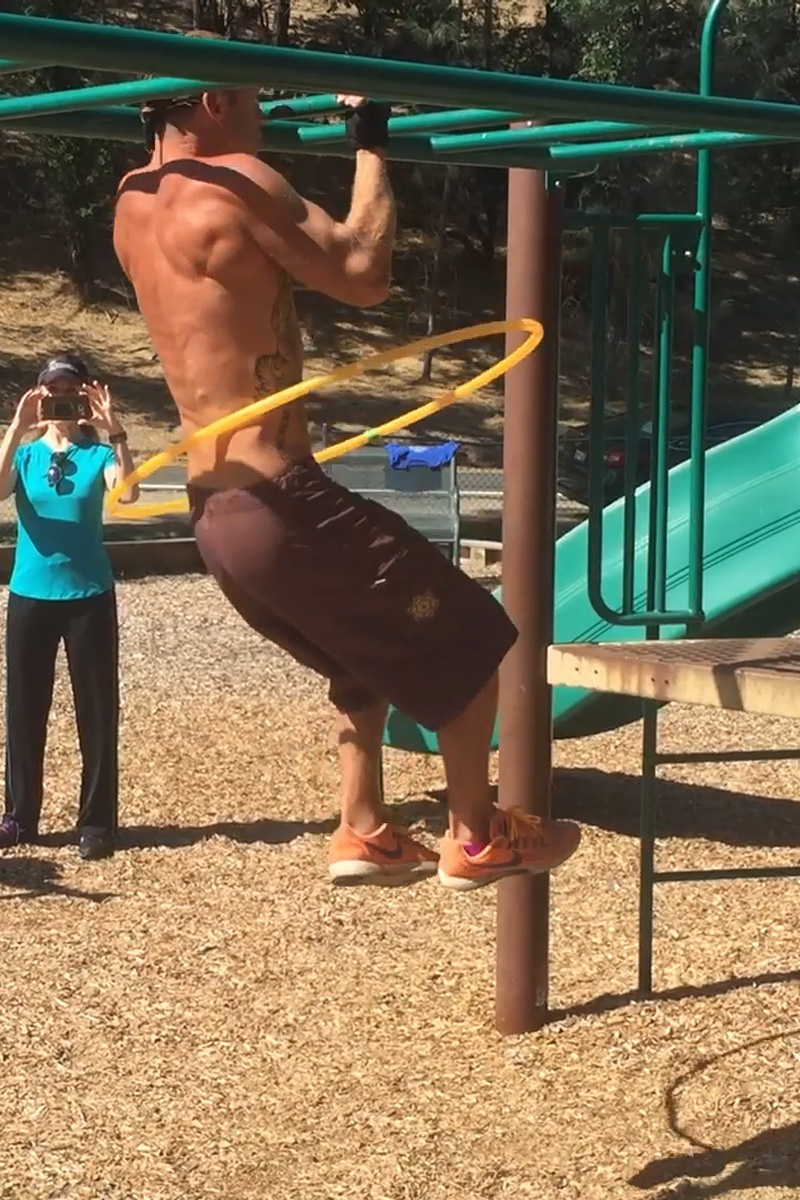 'Video thumbnail for Personal trainer combines hula hooping and fitness'