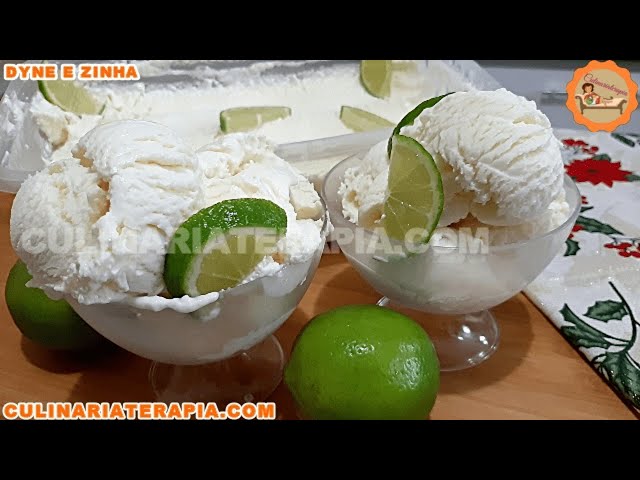 'Video thumbnail for Sorvete Cremoso de Limão, rende 4 litros de sobremesa refrescante'