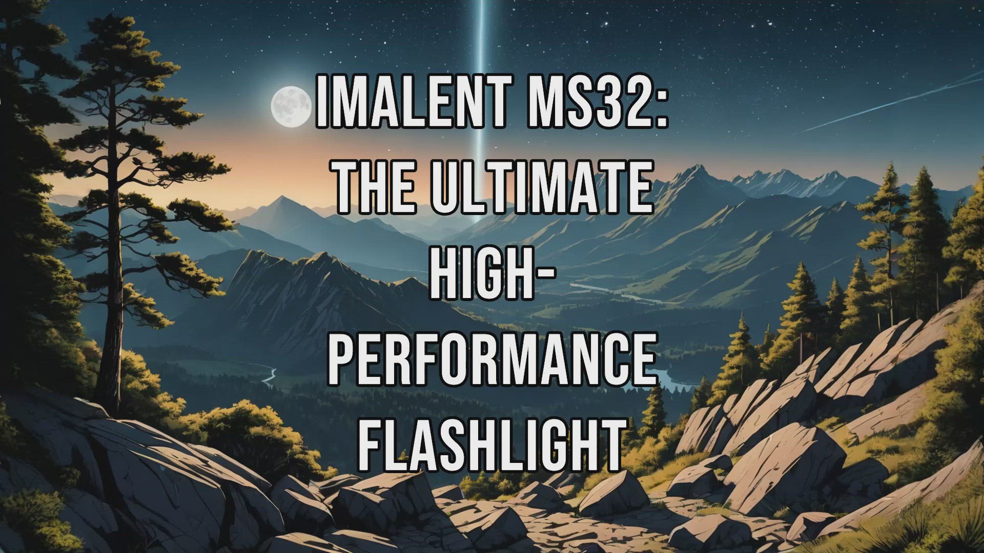 'Video thumbnail for IMALENT MS32 The Ultimate High-Performance Flashlight'