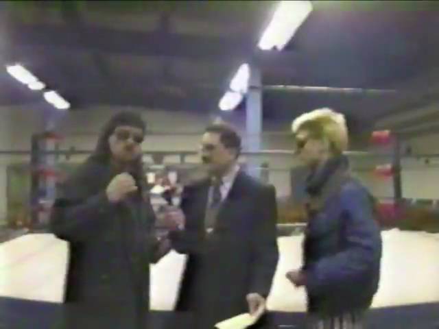Video thumbnail for Rick Deezel confronts Mean Marc Ash in 1994 ICW Wrestling