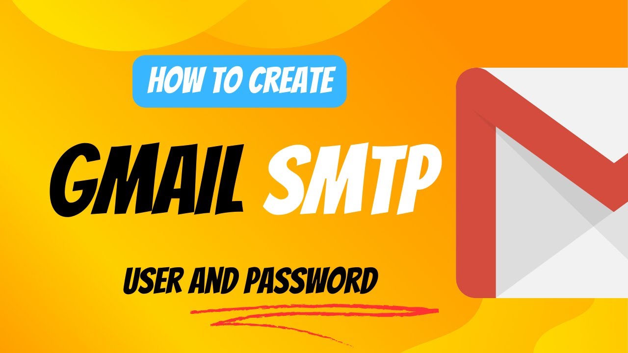 'Video thumbnail for Gmail SMTP Server Settings: Host Username and Password for Projects'